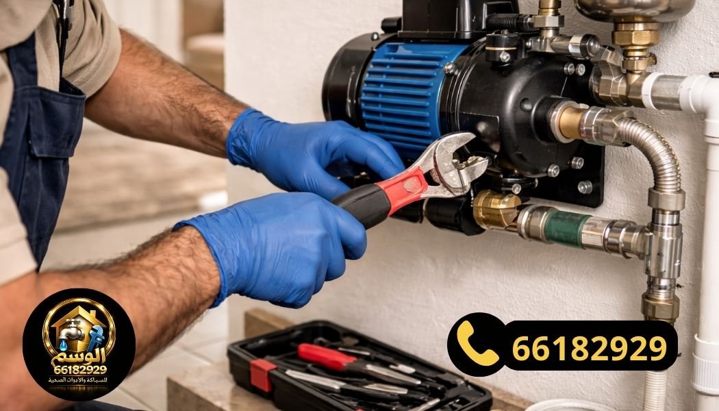تصليح مضخة مياه منزلية في جنوب عبدالله المبارك