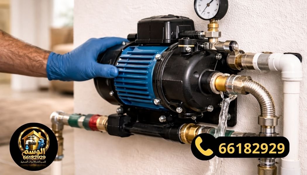 اختبار مضخة المياه بعد الانتهاء من التصليح