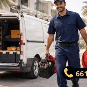 فني صحي محلي في عبدالله مبارك سريع الاستجابة