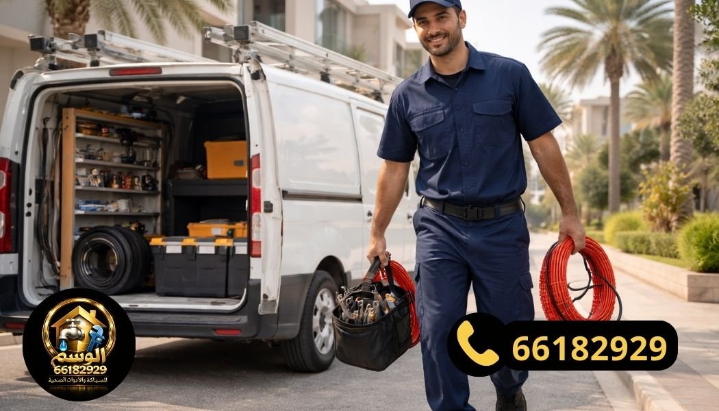 فني صحي محلي في عبدالله مبارك سريع الاستجابة