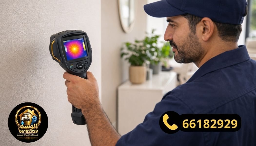 كشف تسربات المياه بدون تكسير في عبدالله مبارك