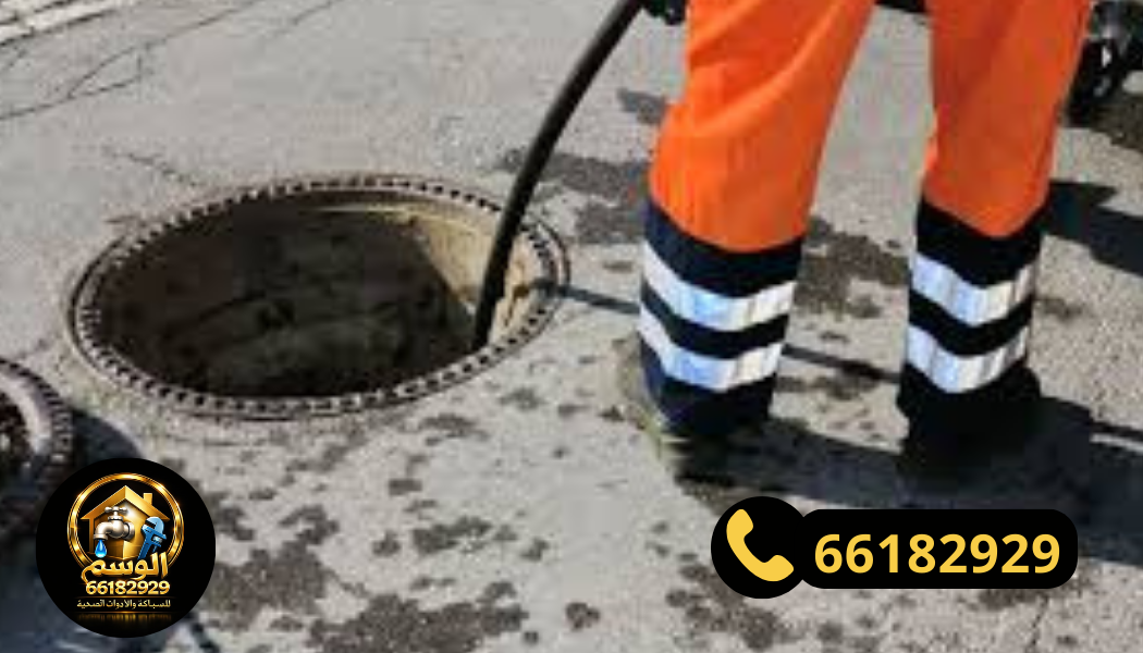 فني صحي يقوم بتسليك مجاري بدون تكسير في عبدالله المبارك – شركة تسليك مجاري