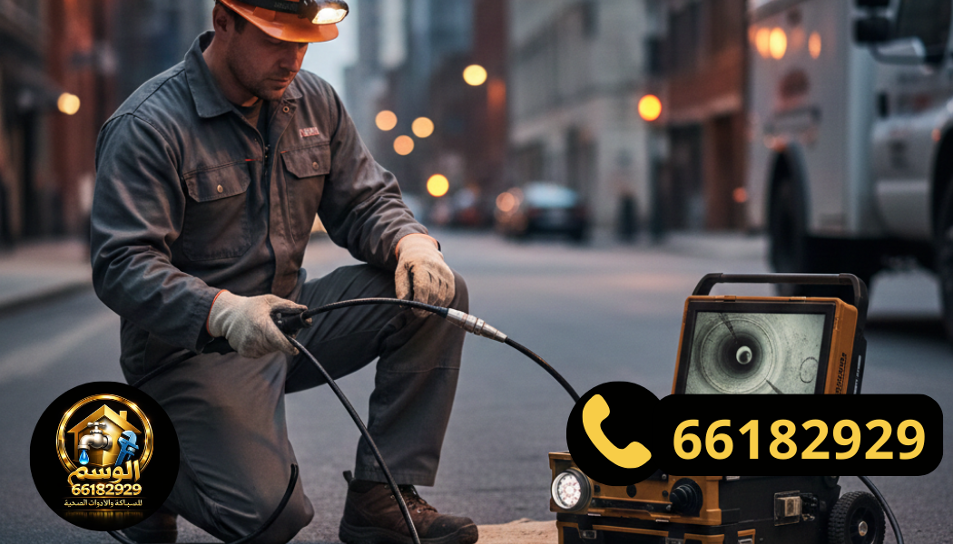فني تسليك مجاري جابر الأحمد 24 ساعة كشف وفحص خطوط الصرف