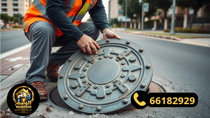 تركيب غطاء منهول في الكويت باحترافية