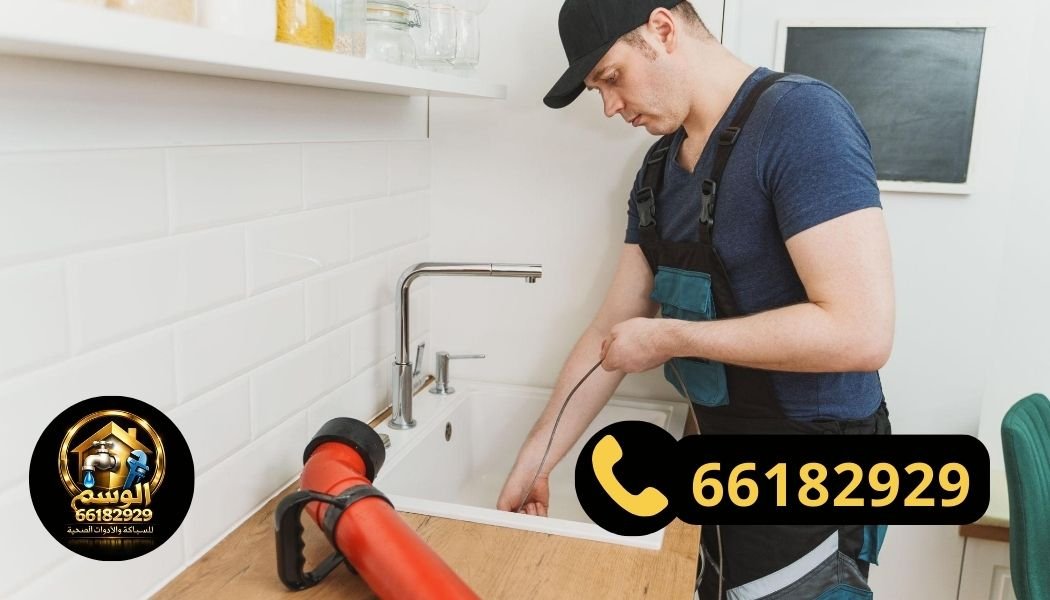 تسليك مجاري جمعية سعد العبدالله باستخدام ماكينة التسليك