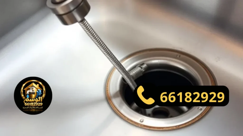 حل انسداد حوض المطبخ مع فني صحي جمعية سعد العبدالله بالكويت وطرق تسليك المجاري