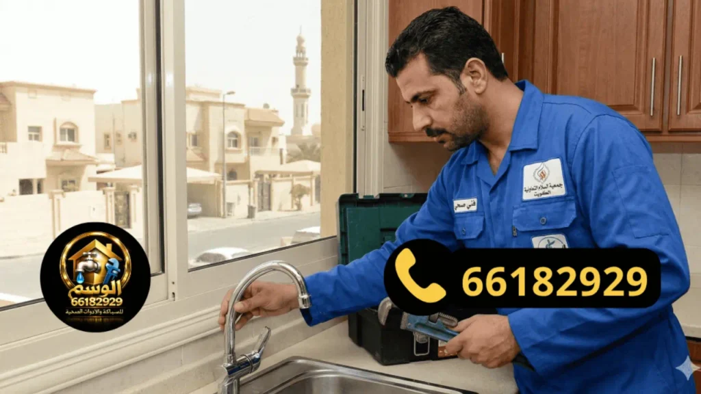 فني صحي جمعية بالكويت يصل خلال 10 دقائق لحل تسريب المياه و انسداد المجاري