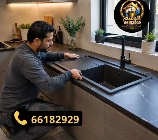 تركيب مغاسل للمطبخ في الكويت