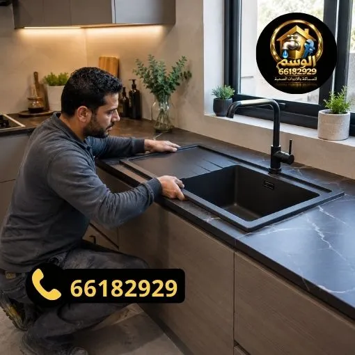 تركيب مغاسل للمطبخ في الكويت